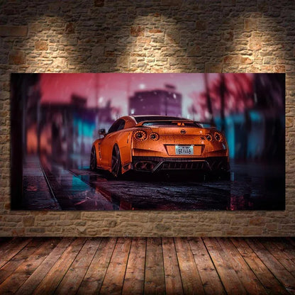 Car Wall Art Picture Vehicle Modern Canvas Painting Poster and Print for Living Room Bedroom Home Decor
