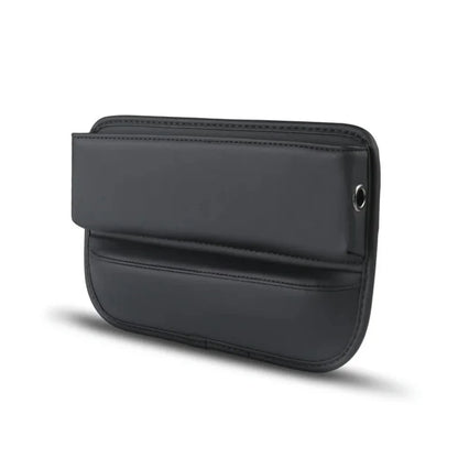 Universal Car Seat Gap Organizer Storage Box Multifunction Leather Crevice Side Storage Pocket Wallet Keys Card with Cup Holder