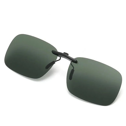 Men Driving Clip On Sunglasses for Myopia Eyeglasses Vintage Women Square Night Vision Fishing UV400 Sun Glasses