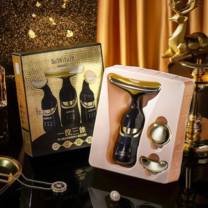 3-in-1 Facial Lifting Device Eye Neck Massager Facial Device Beauty Skin Stretching Machine Anti-aging Facial Massager