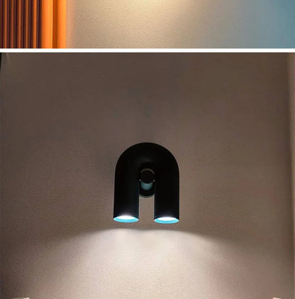 Nordic LED Wall Light U Shaped Art Lamps For Bedroom Bedside Living Room Corridor TV Background Home Indoor Simple Decor Fixture
