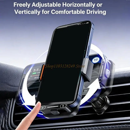 Wireless Charging,Wireless Car Chargers Charging Pad 15W NonSlip Fast Charge for Car Wireless Phone Chargers Mount