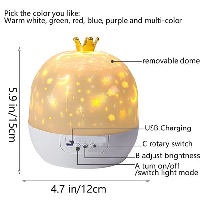 Night Lights Star Galaxy Projector Bedroom Ceiling Star Projector with 360 Rotating for Boys and Girls Birthday Christmas Gifts