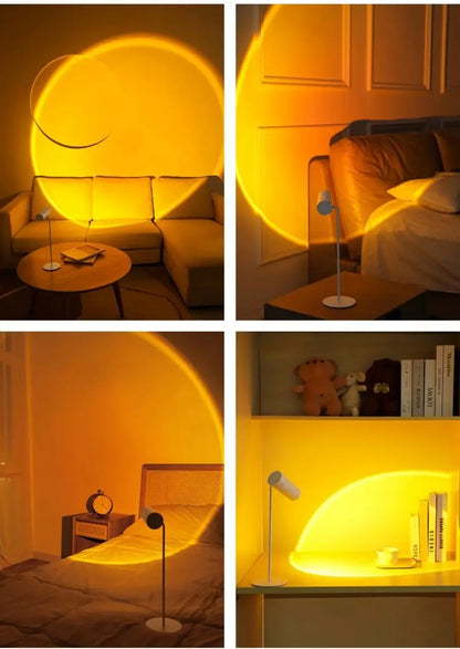 Sunset Eye Protection Table Lamp  USB Touch Dimming Reading Light for Study Flashlight Bedroom Bedside Decor Photo Desk Lamps