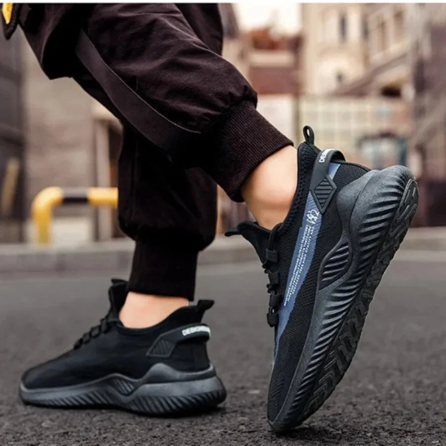 Men Sneakers 2026 Men Tennis Shoes New Fashion Spring and Summer Leisure Walking and Running Breathable Flat Bottom Gym Sports