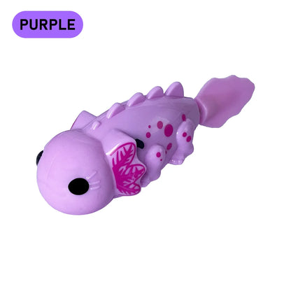Children's Holiday Gift Bath Electronic Interactive Toy Light Swimming Fishing Simulation Color Pet Fish