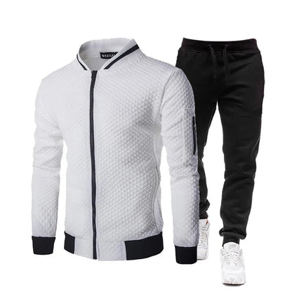 2025 New Mens Tracksuit Set Two Piece Tracksuit Men Fashion Jogging Suit Outfits Men Spring Autumn Baseball Sports suit set Wear