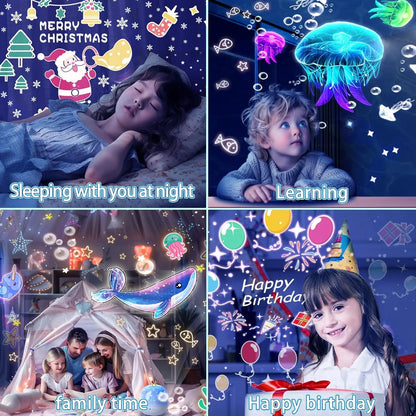 Night Lights Star Galaxy Projector Bedroom Ceiling Star Projector with 360 Rotating for Boys and Girls Birthday Christmas Gifts