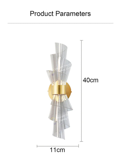 Nordic LED Wall Light Sconce Interior Lighting Lamps For Home Living Room Bedroom Study Corridor Decoration Bedside Wall Lamp