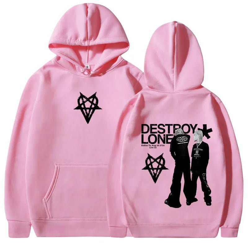 Men Fashion Hoodies Men Women Hooded Sweatshirts Fashion Hip Hop Casual Pullovers Autumn Boys Girls Black Streetwear Hoodie