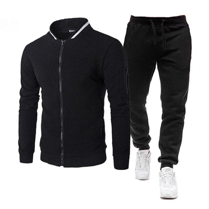 2025 New Mens Tracksuit Set Two Piece Tracksuit Men Fashion Jogging Suit Outfits Men Spring Autumn Baseball Sports suit set Wear