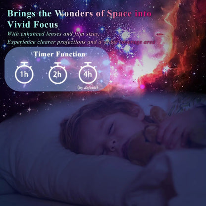 Bedroom Galaxy Projector Pro, Home Planetarium Projector Lamp Star Projector Pro Kids Adult Room Decoration with Timer Bluetooth