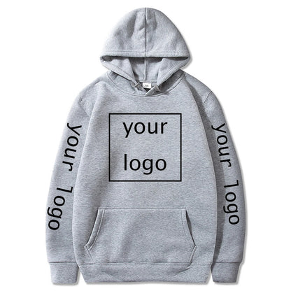 Hoodies Anime New Custom Hoodies Diy Logo Image Print Clothing Customized Sport Casual Sweatshirt Hoodie Pullover Size Xs-4Xl