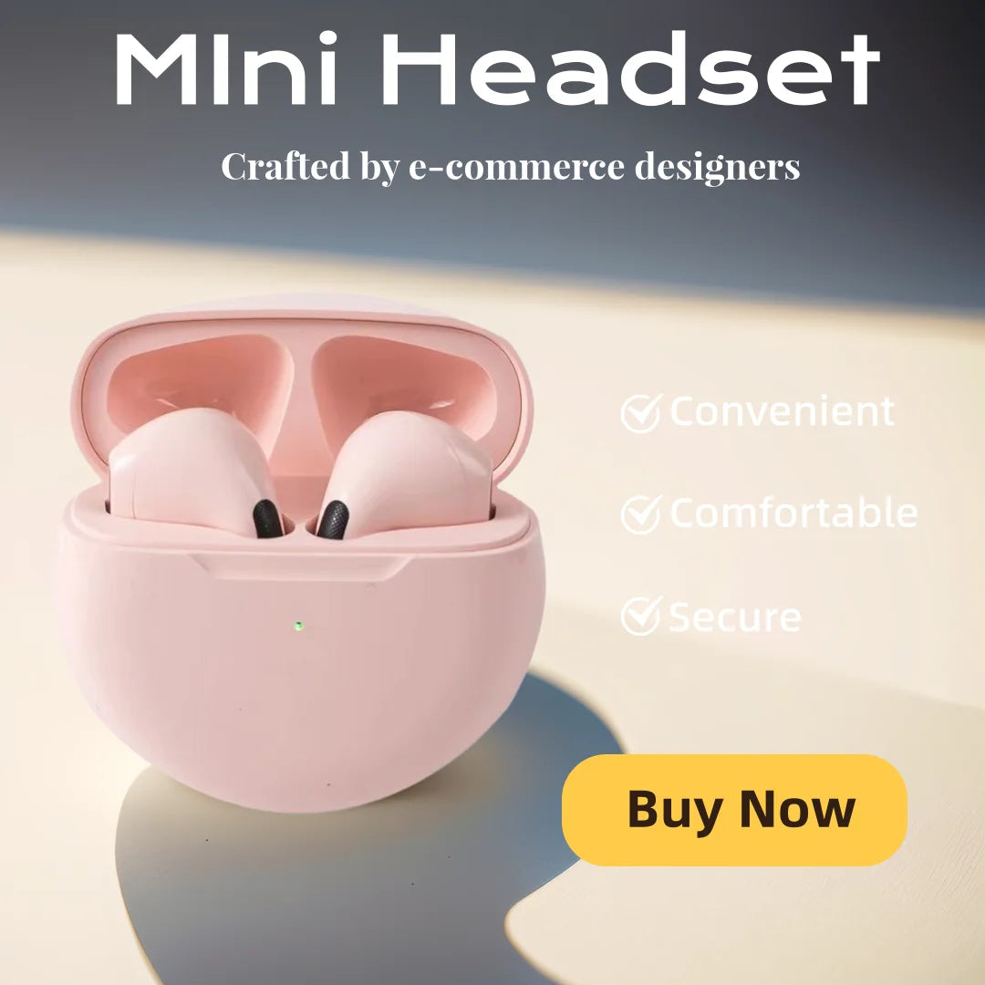 TWS Bluetooth Earphones Wireless Bluetooth Headset Noise Cancelling Earbuds with Mic Wireless Headphones