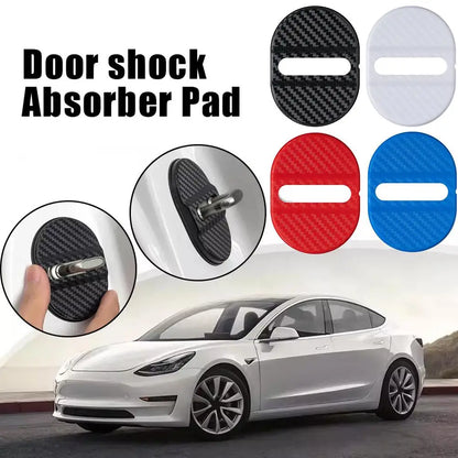 Universal Car Door Lock Protective Cover 4PCS Self-adhesive Car Decorative Accessories Car Door Lock Anti Rust Sleeve