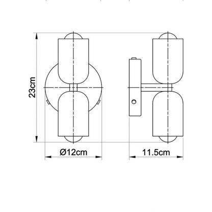 Nordic Wall Lamp LED Simple Macaron wall light Home Indoor Lights Bedroom Bedside Study Living Room Decoration Lighting Fixtures