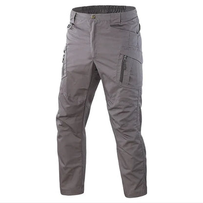Mens Cargo Pants Multi Pocket Casual Training Pants Waterproof Wear Resistant City Work Trousers Outdoor Overalls Bottoms