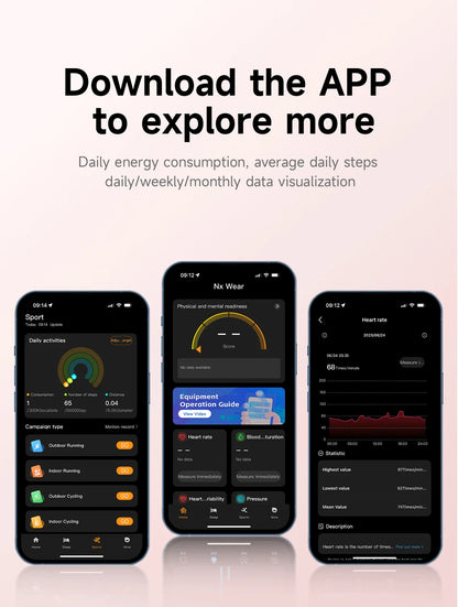 New Smart Bracelet Sport Fitness Tracker Heart Rate Blood Oxygen Monitor Pedometer Call Reminder Smartwatch Band for Men Women
