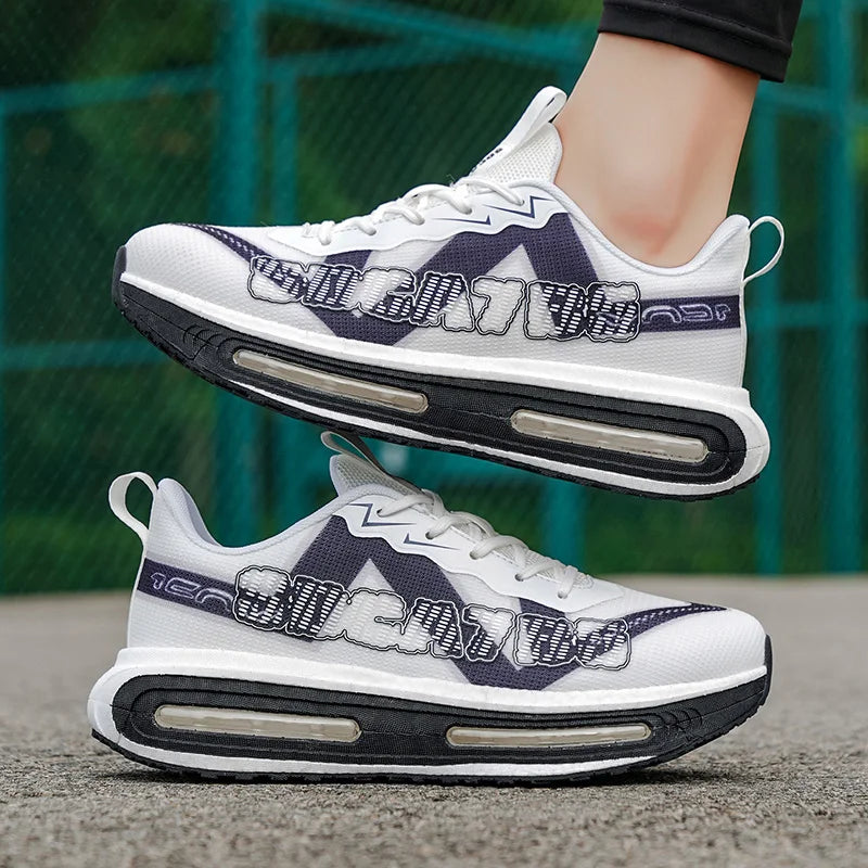 Men's Sneakers - Lightweight Low-Top Design, Cushioned Soles, Suitable for All Occasions, Ideal for Fitness, Jogging, Daily Commuting, and Casual Wear - Minimalist Sports Style (Unisex)