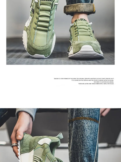 Mens Sneakers Luxury Brand Casual Shoes Breathable Sport Running Shoes Tennis Training Shoes for Men Platform Vulcanize Footwear