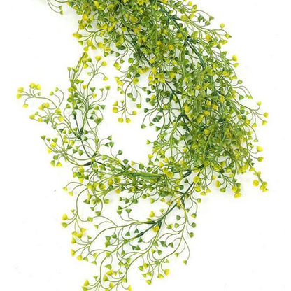 Artificial Plants Vines  Flower Wall Hanging Faux Rattan  Indoor Outdoor Green Plant  Plant Flower Wall Decoration Home Decor