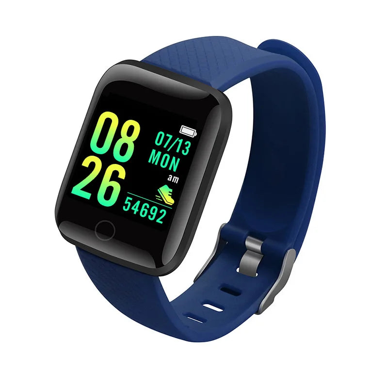 HOMEFISH Smart Fitness Tracker Bracelet with Color Screen Health Reminders Exercise Step Counting Information Notifications
