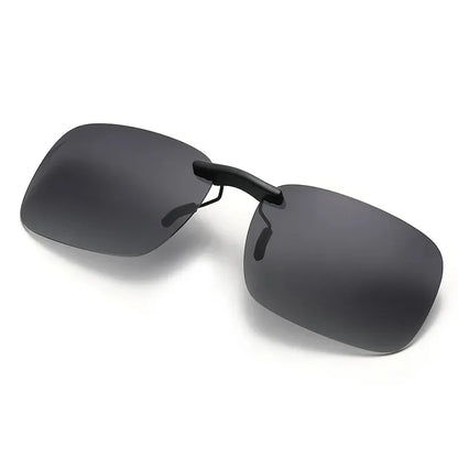 Men Driving Clip On Sunglasses for Myopia Eyeglasses Vintage Women Square Night Vision Fishing UV400 Sun Glasses