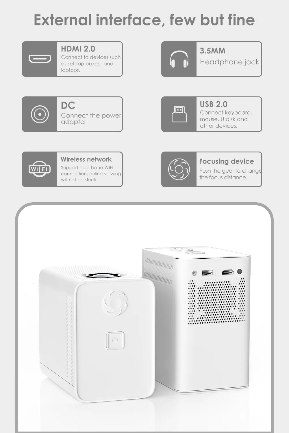 Mini S30 Global Version Full HD 1080P Projector LED Theater Android 10 1920x1080P MINI 4k Vidoe Projector for Home Projector