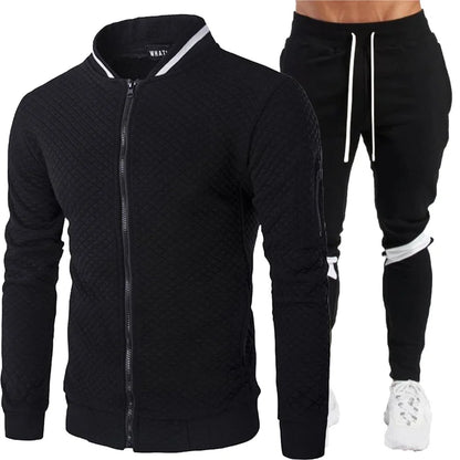 2025 New Mens Tracksuit Set Two Piece Tracksuit Men Fashion Jogging Suit Outfits Men Spring Autumn Baseball Sports suit set Wear