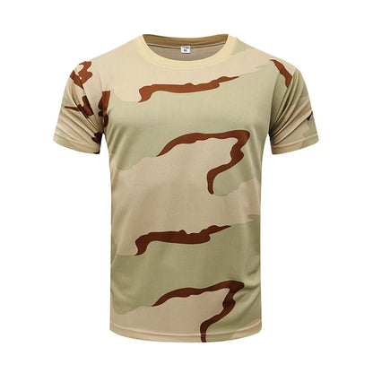 3D Camouflage T-Shirt Men Clothes Outdoor Fashion Casual O Neck Short Sleeve Summer Street Oversized Men Outdoor Sport T Shirts