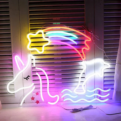 LED Neon Signs Acrylic Custom Neon Sign Kids Name Birthday Logo Personalized Family Home Wedding Wall Decor LED Lights Gifts