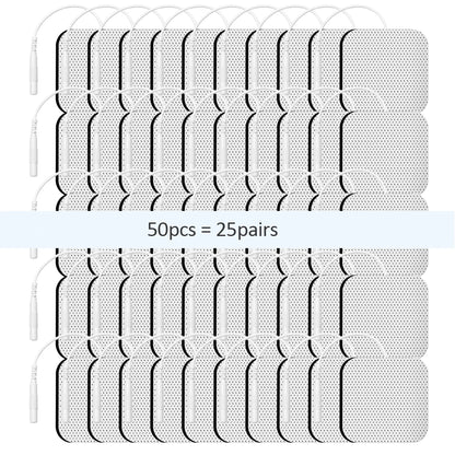 Physiotherapy Tens Electrode Pads Conductive Gel Therapeutic Pulse Pressure Electrical Compex Muscle Stimulator Massage Patches