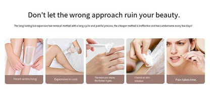 HOMEFISH Lipstick-Shaped Electric Hair Remover Eyebrow Shaper Women's Hair Removal Device Mini Facial Hair Removal Instrument