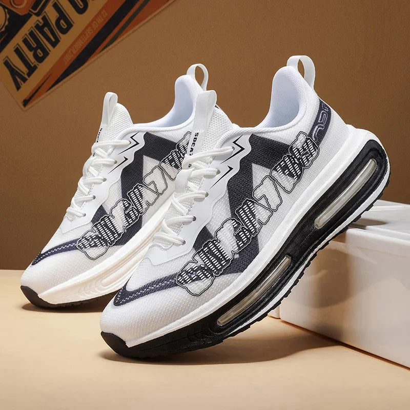 Men's Sneakers - Lightweight Low-Top Design, Cushioned Soles, Suitable for All Occasions, Ideal for Fitness, Jogging, Daily Commuting, and Casual Wear - Minimalist Sports Style (Unisex)