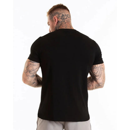 Men Muscle Shirts Slim Fit Cotton Tshirt for Men Workout Fitness Sports Top Tees Casual T Shirt