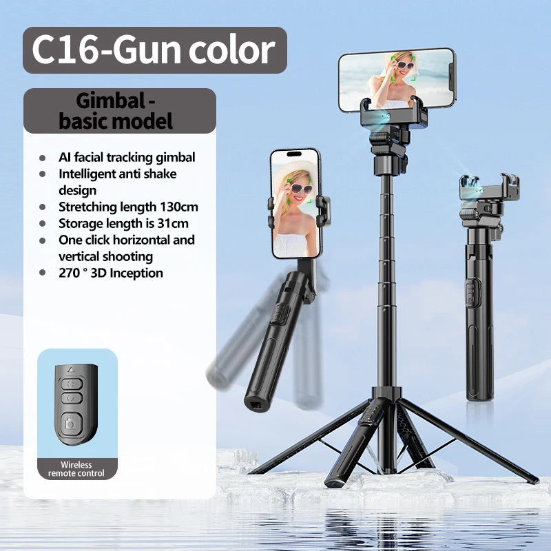 FANGTUOSI 2026 NEW Foldable Smartphone Handheld Gimbal Cellphone Video Record Vlog Stabilizer for iPhone 14 Xiaomi Huawei