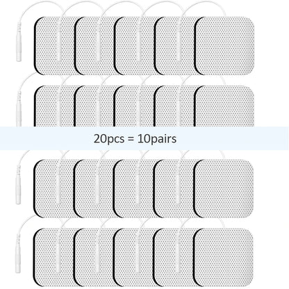 Physiotherapy Tens Electrode Pads Conductive Gel Therapeutic Pulse Pressure Electrical Compex Muscle Stimulator Massage Patches
