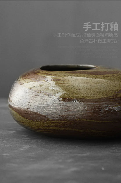 Ceramic Vases, Rough Ceramic Vases, Small Flower Pots, Old-fashioned Floral Arrangements, Table Decorations, Zen Flowers