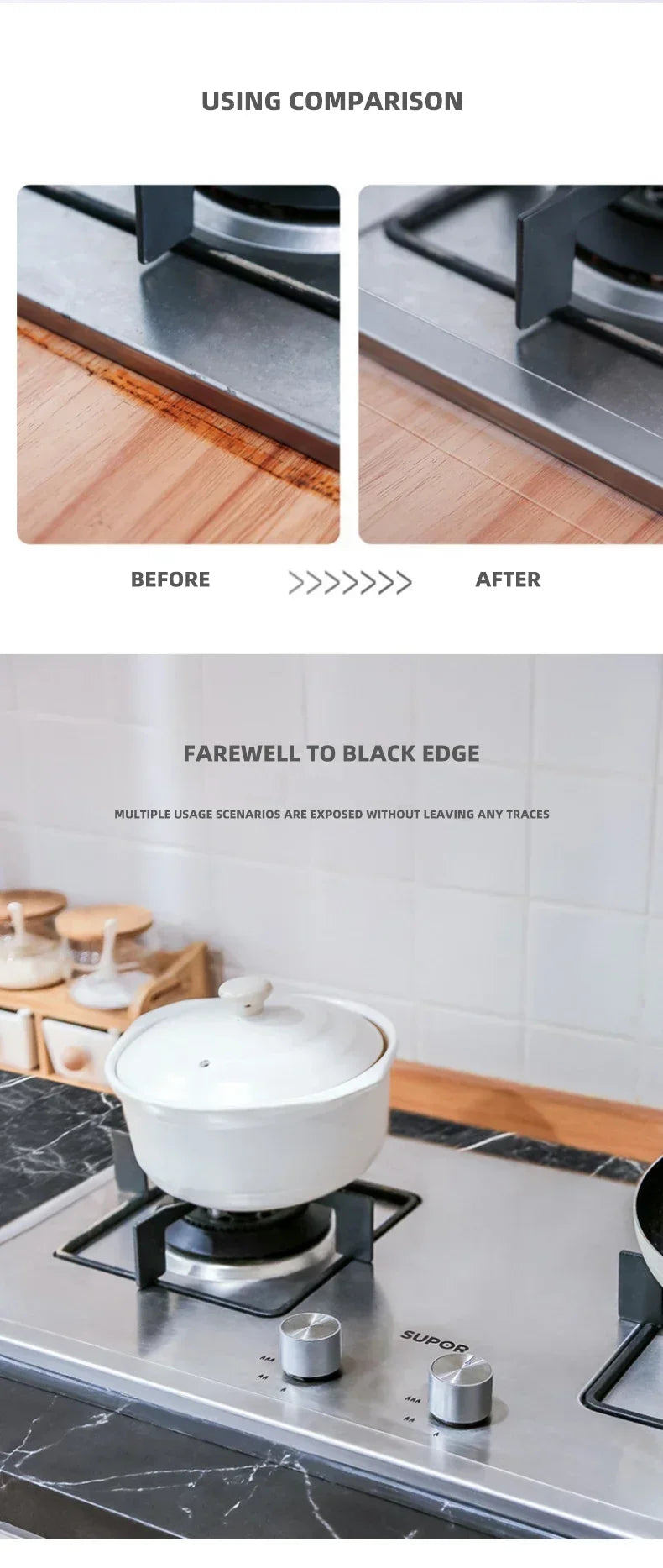 Waterproof and Stain-Resistant Nano Tape: Easy Apply to Seal Pools, Kitchens, for Home & Restaurant Use on Various Surfaces