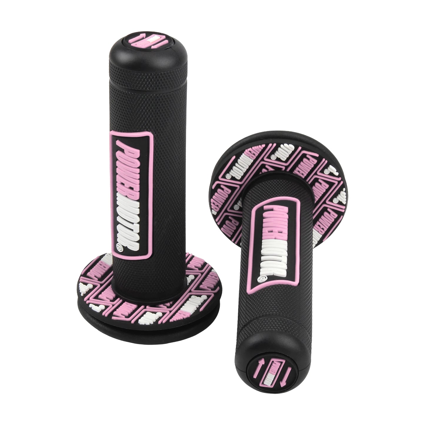 Motorcycle Rubber Grips Powermotor 7/8" 22mm 24mm Handlebar Protection Motocross Dirt Bike Gel Hand Grip Universal Accessories