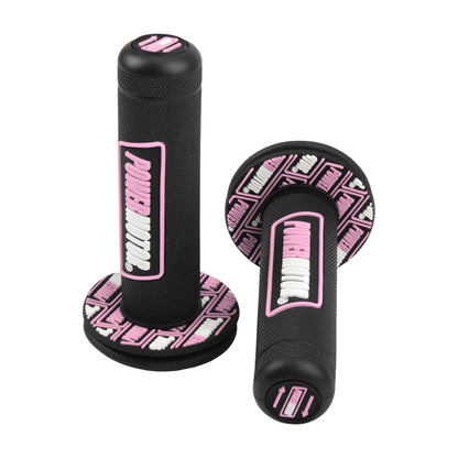 Motorcycle Rubber Grips Powermotor 7/8" 22mm 24mm Handlebar Protection Motocross Dirt Bike Gel Hand Grip Universal Accessories