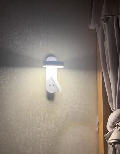 Nordic 12W LED Wall Light With USB Fast Charging  Modern Free Rotation Angle Wall Sconces for Bedroom Living Room Bedside