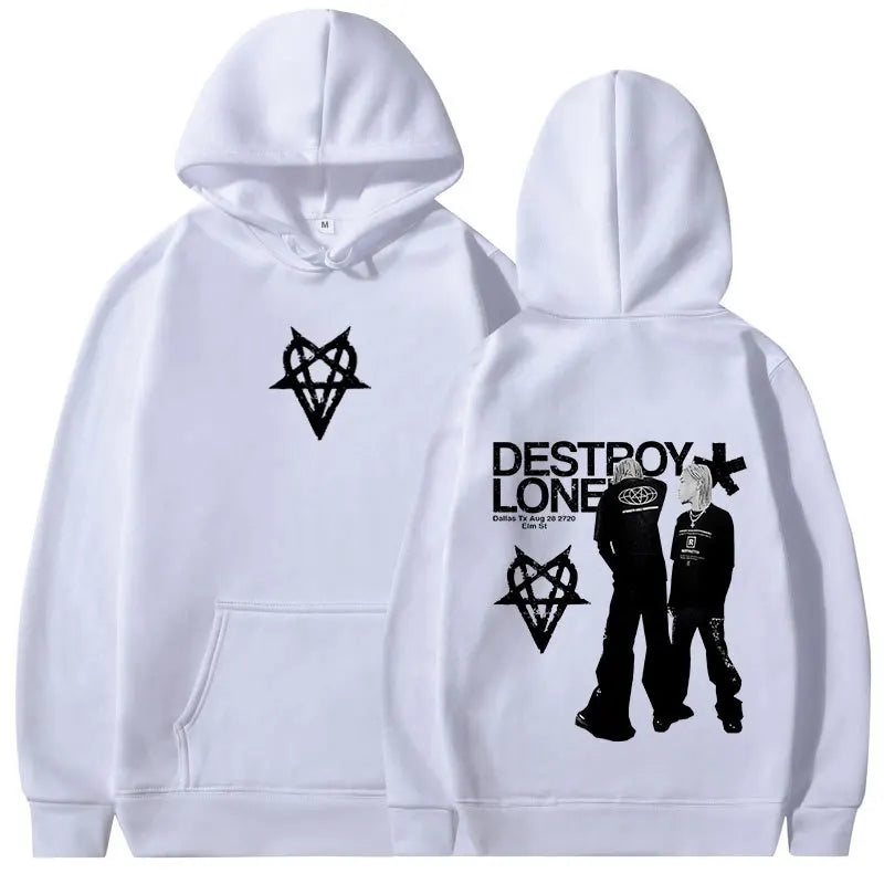 Men Fashion Hoodies Men Women Hooded Sweatshirts Fashion Hip Hop Casual Pullovers Autumn Boys Girls Black Streetwear Hoodie