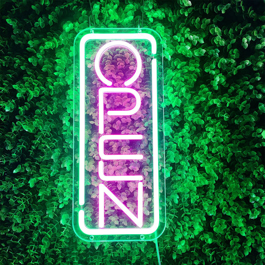 Open Neon Signs for Business Outdoor LED Neon Open Signs Light Up Open Sign for Shop Store Bar Cafes Restaurant Night Lights