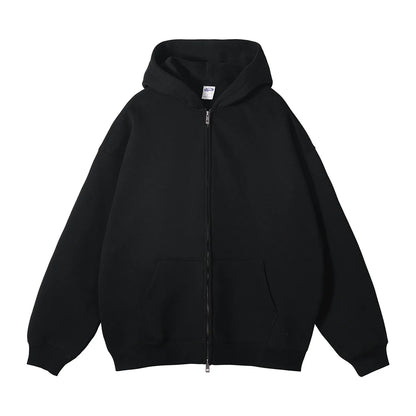 Custom Hoodies 2024 autumn winter new American fashion 380g hooded sweatshirt for men US size Oversized