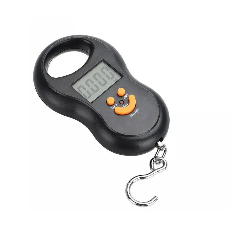 Portable 50Kg Electronic Scale High-precision Spring Scale LCD Digital Hanging Scale BackLight Fishing Weights 0.01kg Error