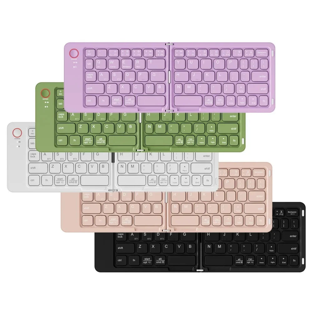 Portable Bluetooth Foldable Keyboard For IOS/Android/Windows Tablet Mobile Phone Portable Keyboard Computer Accessories