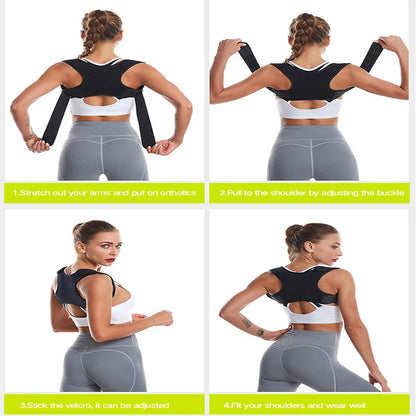 Adjustable Posture Corrector  Back Brace Shoulder Support Corrector Prevention Humpback Back Health Care