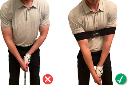 Golf Swing Trainer Posture Corrector Band for Beginners Arm Hand Motion Exercise Tension Elastic Fitness Equipmen