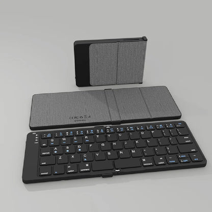 Foldable Bluetooth Keyboard Wireless Folding Keyboard for iPhone ipad Smartphone Mini Rechargeable Travel Keyboard Russia/Korea